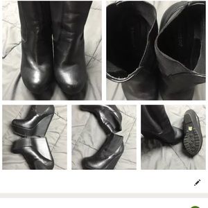 Bamboo women’s size 8 wedge boots